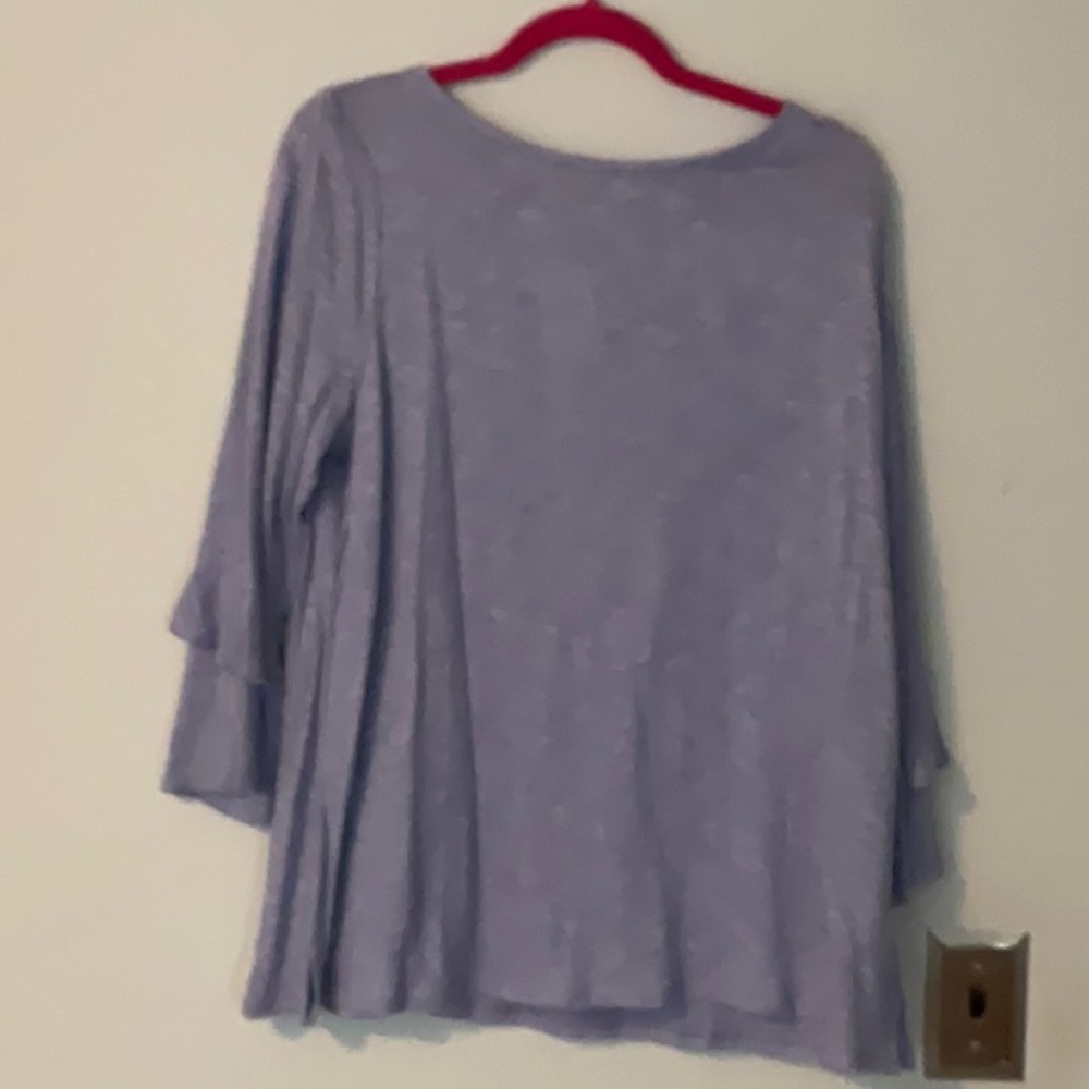 NWT j. Jill linen cotton tee large